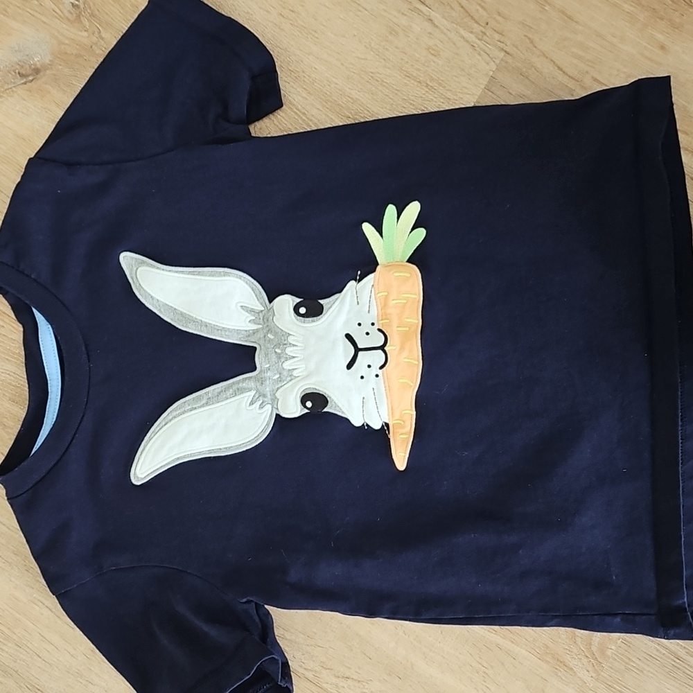 Gymboree Bunny Short Sleeve Shirt, Size 7